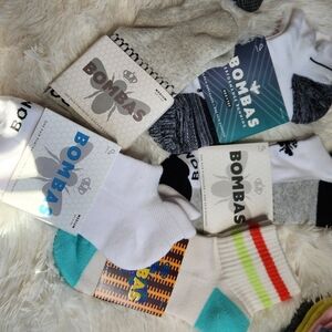 10 Pairs Bombas Vibrant Ankle Socks Collection